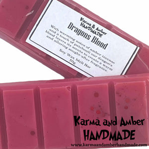 DRAGONS BLOOD- Soy Wax Melt Bar