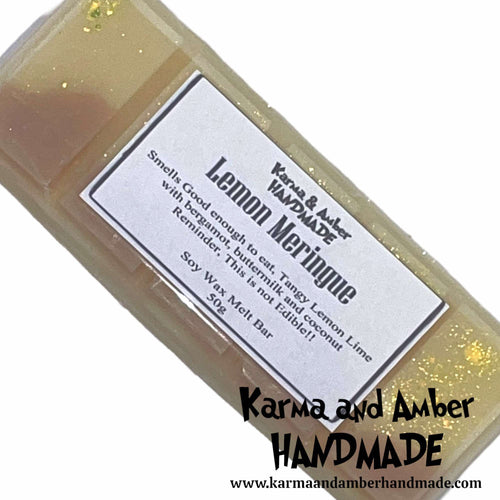 LEMON MERINGUE Soy Wax Melt Bar