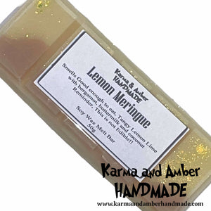 LEMON MERINGUE Soy Wax Melt Bar