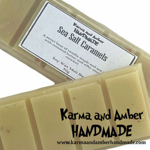 SEA SALT CARAMELS Soy Wax Melt Bar