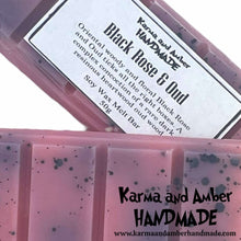 BLACK ROSE AND OUD Soy Wax Melt Bar