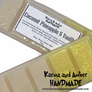 COCONUT PINEAPPLE & VANILLA Soy Wax Melt Bar
