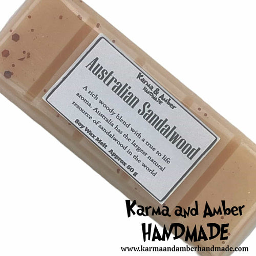Australian Sandalwood Soy Wax Melt Bar