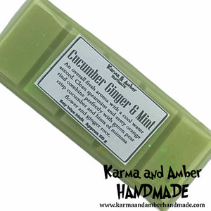 Cucumber Ginger & Mint Soy Wax Melt Bar