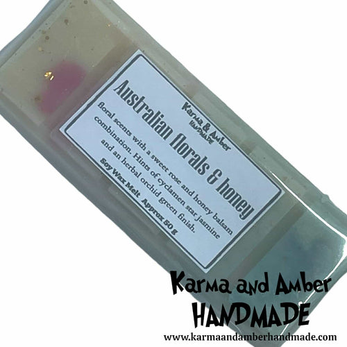 Australian Florals & Honey Soy Wax Melt Bar