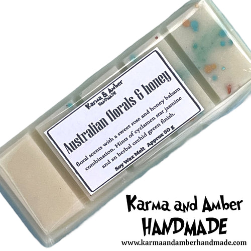 Australian Florals & Honey Soy Wax Melt Bar