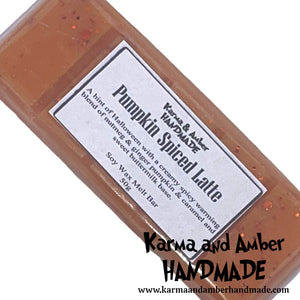 PUMPKIN SPICED LATTE Soy Wax Melt Bar
