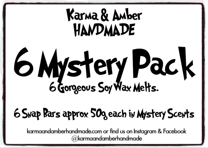 Mystery Melt pack  (6) Random Mix of 6 Snap Bars Bundle
