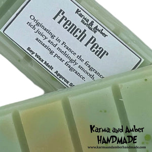 French Pear Soy Wax Melt Bar