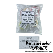 10x Mini Wax Melt Samples, highly scented,
