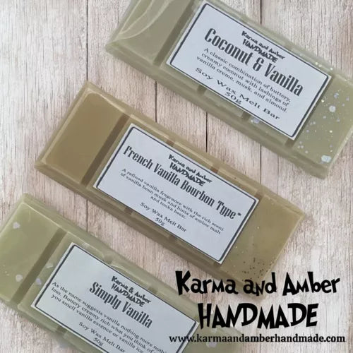 Vanilla Treat- 3 Wax Bar Melt BUNDLE